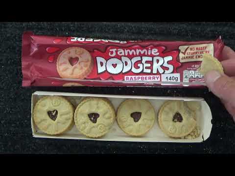 ASMR - Jammie Dodgers - Australian Accent - Discussing in a Quiet Whisper, Eating & Crinkles