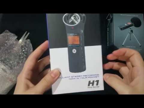 ASMR unboxing zoom h1 (no talking)