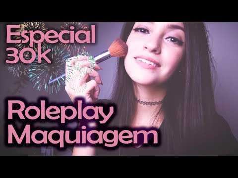 [ASMR] Roleplay: Maquiando VOCÊ ♡ (Fazendo Maquiagem Completa!) l Loving Friend Does Your Makeup