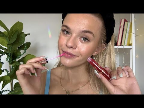 ASMR For Charity 💋 Lipgloss Application On Me + You