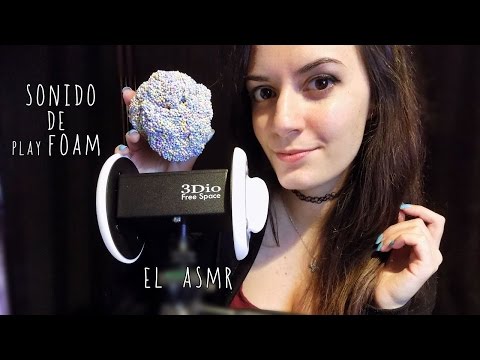 ASMR español. Sonidos cosquillosos de play foam con EL ASMR