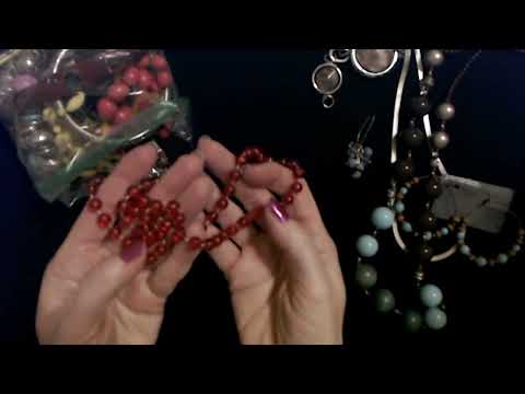ASMR | Subscriber's Jewelry Bag Show & Tell 3-7-2024 (Soft Spoken)