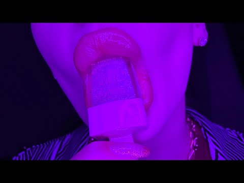 ASMR| MOUTH SOUNDS: 100 LAYERS of LIPGLOSS