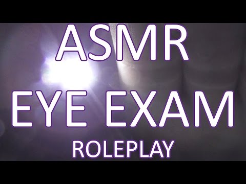 ASMR Eye Exam Role Play. Candle&Light Play. 3Dio Free Space Binaural ears Touching. Soft Spoken.