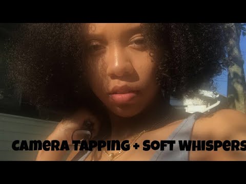ASMR | camera tapping + soft whispering 😌