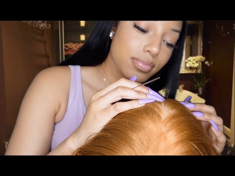 ASMR  Hair Salon Roleplay,Scalp check and oiling