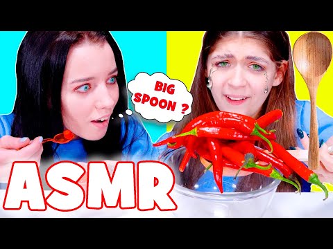 ASMR Big Spoon VS Small Spoon Eating Sounds Mukbang