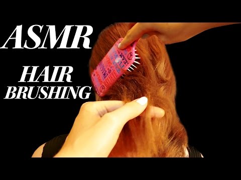 ASMR Hair brushing, hair play and hair styling, Binaural Ear to Ear Soft Spoken