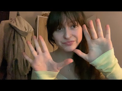 asmr tapping, scratching, and playing with wooden cutlery (soft spoken)