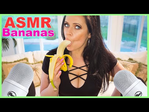 ASMR Eating Bananas Chewing Sounds