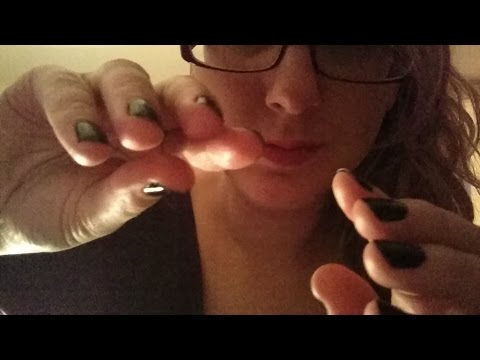 ASMR - Hand Movements & Tapping - soft spoken & whisper (just being me)