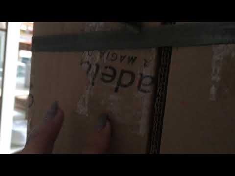 asmr tapping on cardboard boxes :)