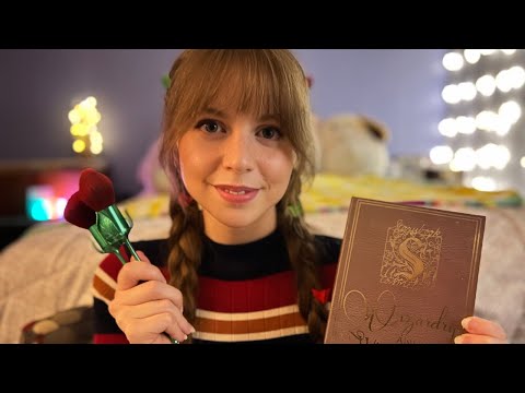 ASMR 🎄 POV Southern Cousin Does Your Makeup For the Holiday Party - ASMR Mouth Sounds, Sleep Aid