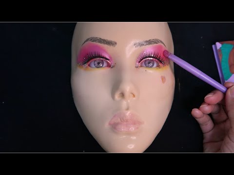 ASMR | MAKEUP EM MANEQUIM