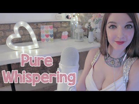 ASMR Sleep Triggers ♥ Close Up Ear to Ear Whisper, Personal Attention, Face Brushing