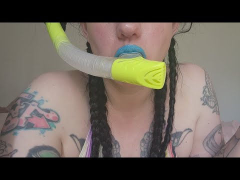 Snorkel Tapping an Heavy  Breathing ASMR