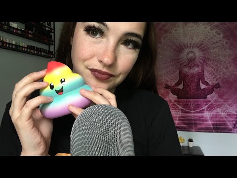 |ASMR | SQUISHY ATTENTION | SQUISHY TOY COLLECTION | TAPPING |