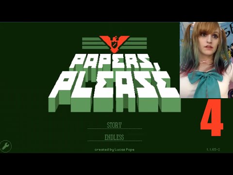 Papers Please Let's Play ~ PART 4 ~ BabyZelda Gamer Girl