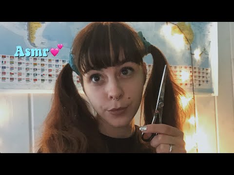 Haircut roleplay ASMR ( enthusiastic hairdresser giving you a relaxing haircut)