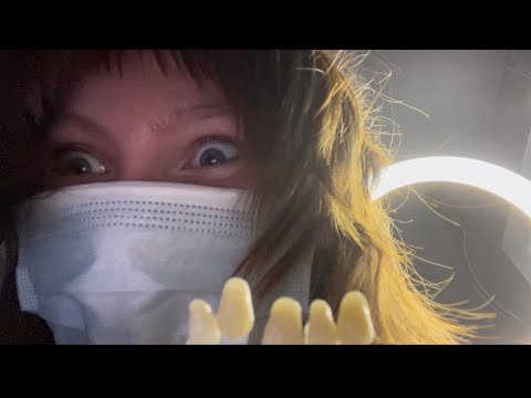 ASMR Unhinged Dentist Removes and Replaces All of Your Teeth | Roleplay | FAST AND CHAOTIC