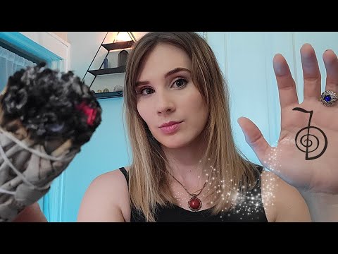 ✨️Reiki ASMR • Combing & Cleansing Your Aura 🙌