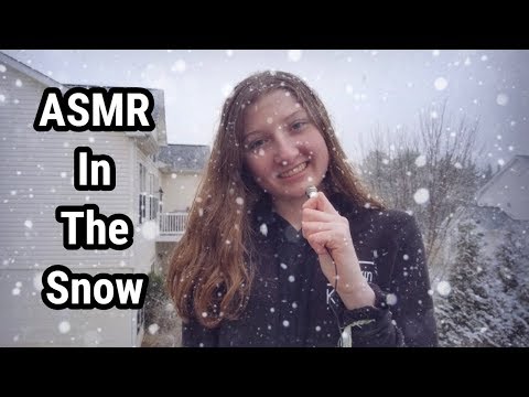 ASMR In The Snow With Mini Mic!
