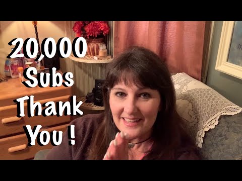20,000 Subs!  Woo Hoo!  Hello & Thank You
