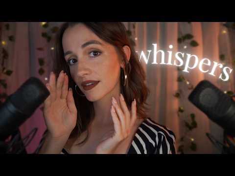 ASMR | Up-Close, Ear to Ear Whispers ⭐