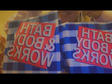 ASMR| Semi Huge Bath & Body Works Haul- lots of tapping and whispering