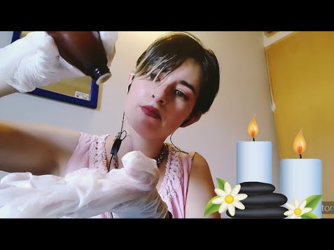 ASMR masaje de cuello y hombros //spa roleplay /neck and massage | #3