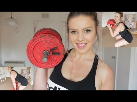 ASMR My Home Workout Routine