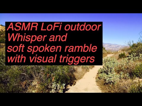LoFi soft spoken and whispered ramble with visual triggers for relaxation