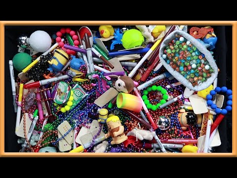 ASMR:Rummaging and Sorting Marbles Out My Junk Drawer (No Talking, Tapping, Beads)