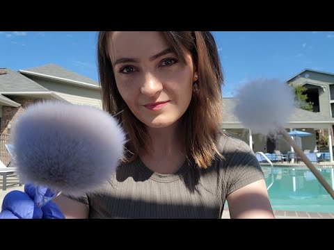 ASMR 2 MINUTE SHARP OR DULL TEST (MY LAST VIDEO BY THE POOL)