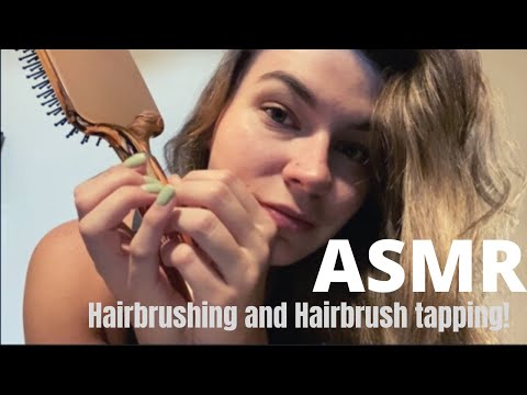 ASMR Rambling and Brushing My Hair; Brush Tapping and Bristle Scratching Half Way Through
