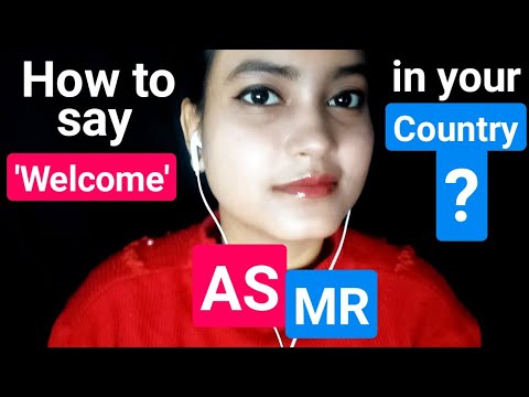 [ASMR] How To Say "Welcome" In Different Languages