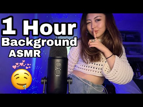1 Hour of Background ASMR (ASMR for studying,sleeping, gaming etc..) with no talking 😴💤