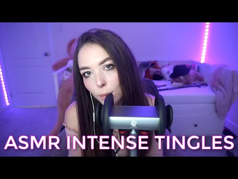 |ASMR| INTENSE TINGLES TO HELP YOU SLEEP (tapping, scratching, cat purring, ear licking)