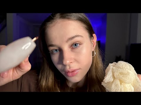 ASMR Friend Pampers You To Sleep😴 | Hair Brushing, Skincare, Positive Affirmations & Face Massage