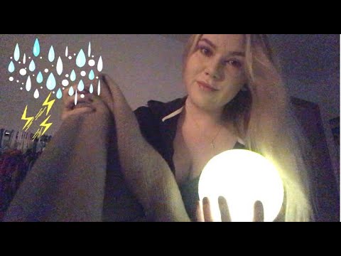 Comforting You During A Thunderstorm (ASMR) *low lighting/real rain sounds*