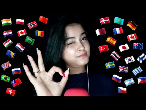 {ASMR} Whispering in 40+ Different Languages