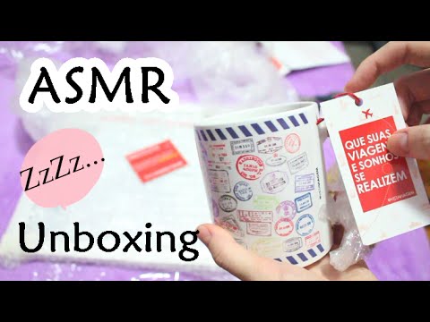 ASMR : (Vídeo para dar sono e relaxar) UNBOXING - VistaViagem