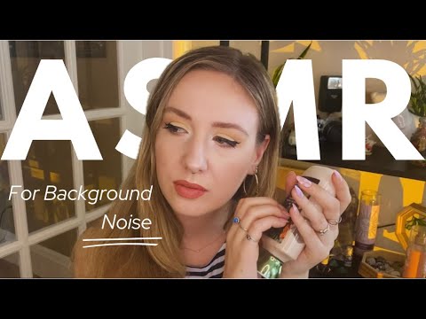 ASMR (No Talking) For Background Noise! Tapping, Scratching and Liquid Sounds