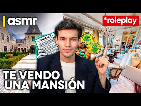 ASMR español roleplay para dormir vendedor de casas