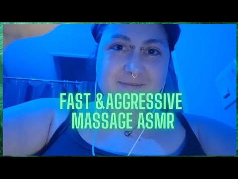 ASMR Fast & Aggressive Shoulder Massage ✨️🖤| Strong Neck and Shouldes Rubs, Personal Attention