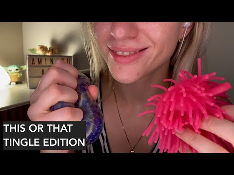ASMR | THIS👀 OR THAT?! Trigger Challenge - INTENSE RELAXING😴