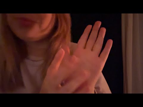Asmr fast hand sounds + mouth sounds 🤌🏻