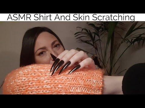 ASMR  Shirt And Skin Scratching(Fast)