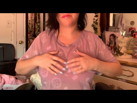 ASMR Shirt Scratching on Mesh Top & Stomach Scratching