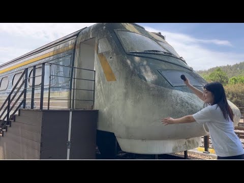 ASMR IN Korea Village with train 🚅 Mouthsounds, lofi tapping, scratching